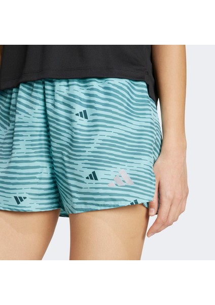 ADI365 Running Essentials Brand Love Kadın Mavi Koşu Şortu.- indirimleri
