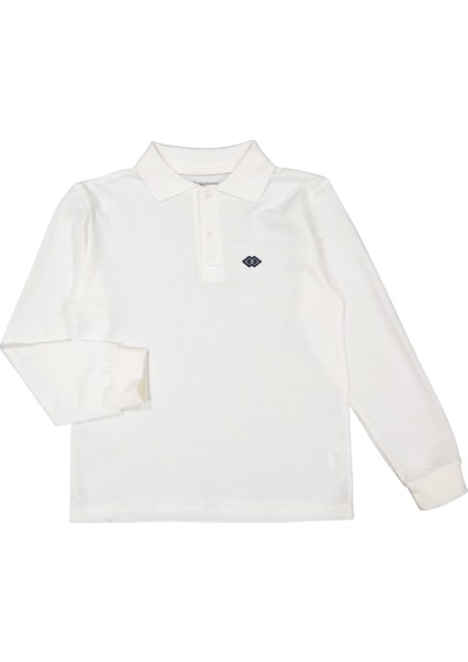 Kız Erkek Çocuk Polo Yakalı Uzun Kollu Okul Tişört 3'lü Set - Çocuk Giyim fiyatları
