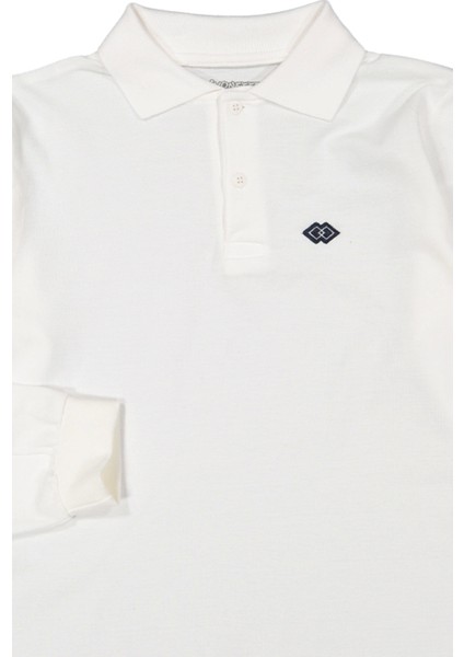 Kız Erkek Çocuk Polo Yakalı Uzun Kollu Okul Tişört 3'lü Set - Çocuk Giyim modelleri