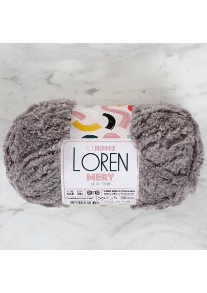 Loren Mery Gri El Örgü Ipi - M411 - 34317 modelleri