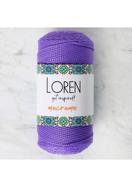 Loren Macrame Mor El Örgü Ipi - Rm 0141 - 34346