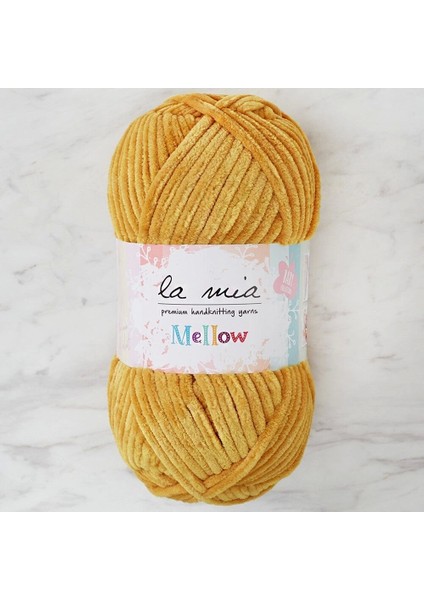 La Mia Mellow Koyu Sarı El Örgü Ipi - 916 - 34162