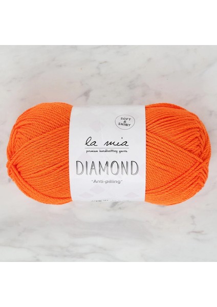 La Mia Diamond Turuncu El Örgü Ipi - L012 - 34259