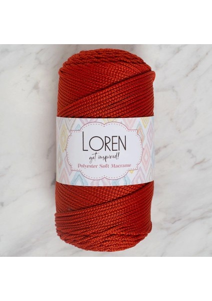 Loren Polyester Soft Macrame Tarçın El Örgü Ipi - LM012 - 34431