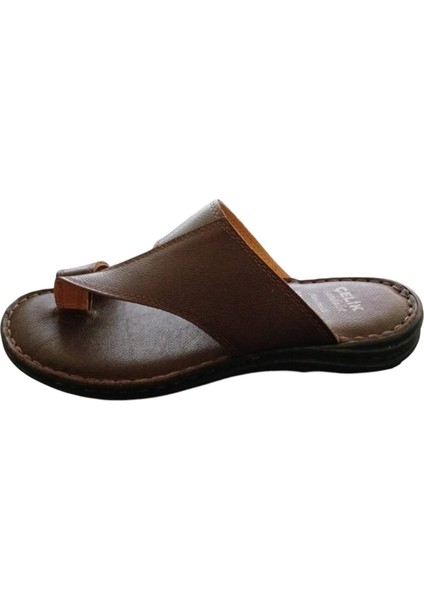 0016 Parmak Arası Hakiki Deri Anatomik Erkek Terlik fiyatları