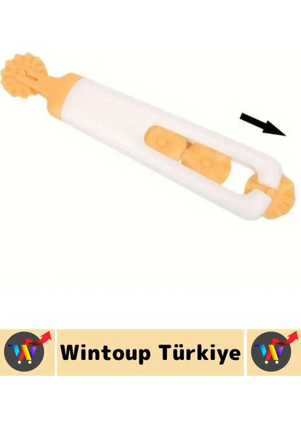 Dayanıklı Ergonomik Hamur Makarna Kurabiye Değiştirilebilir 4 Başlıklı Şekillendirici Hamur Kesici indirimleri
