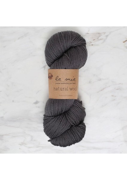 La Mia Natural Wool Antrasit El Örgü Ipi - L900 - 34397
