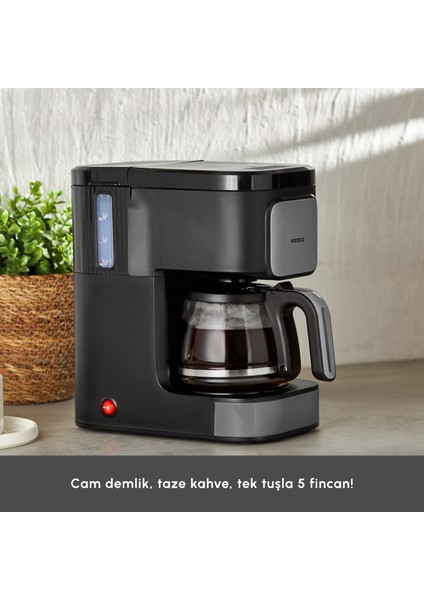 Just Coffee Aroma 2 In 1 Filtre Kahve Makinesi Space Gray fırsatları
