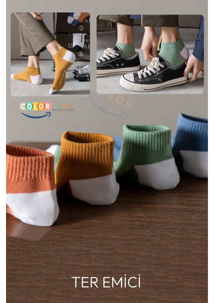 8 Çift Erkek Sport Patik Çorap Seti indirimleri