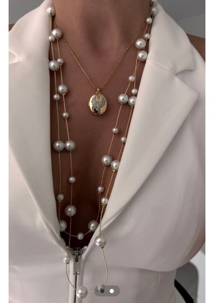 Çelik Uzak Şehir Alya Kolye