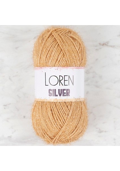 Loren Silver Bej El Örgü Ipi - RS00100 - 34095