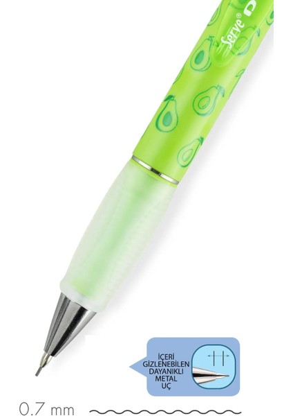 Deep Mekanik Versatil Kalem Meyve Temalı 0.7 modelleri