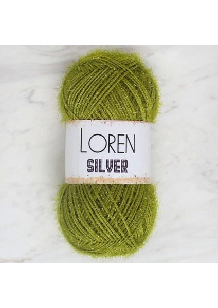 Loren Silver Yeşil El Örgü Ipi - RS0044 - 34100