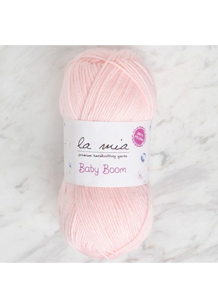 La Mia Baby Boom Açık Pembe El Örgü Ipi - 699 - 34120