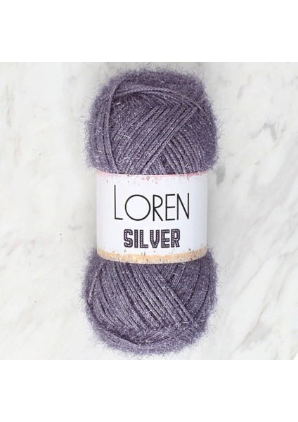 Loren Silver Antrasit El Örgü Ipi - RS0036 - 34098