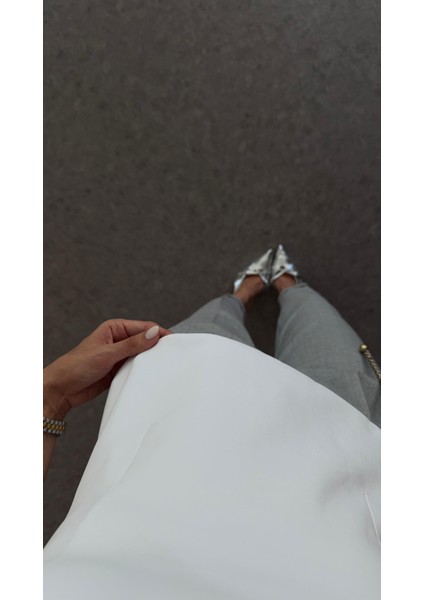 Çift Kat Dilvin Beyaz Straplez Top modelleri