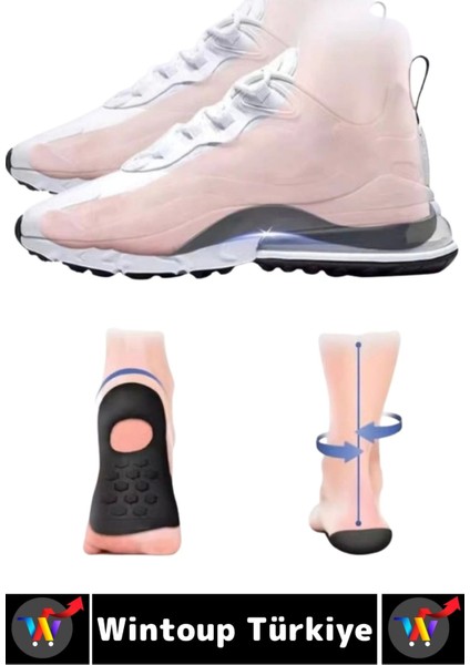 Unisex Gündelik Kullanım Konforlu Destekleyici Ayak Düz Taban Düzeltici Esnek Silikon Topuk Yastığı fiyatları