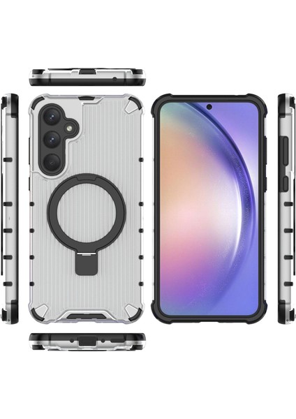 Samsung Galaxy A15 Telefon Kılıfı, Manyetik Darbeye Dayanıklı Telefon Kılıfı Kapağı ve Halka Tutucu Samsung Galaxy A15 (Yurt Dışından) modelleri