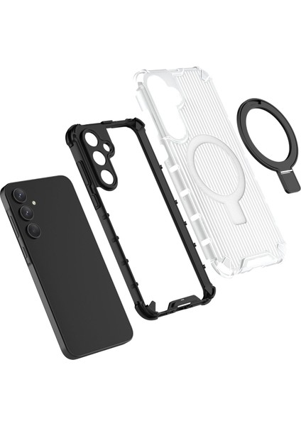 Samsung Galaxy A15 Telefon Kılıfı, Manyetik Darbeye Dayanıklı Telefon Kılıfı Kapağı ve Halka Tutucu Samsung Galaxy A15 (Yurt Dışından) fırsatları