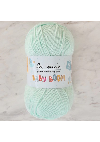 La Mia Baby Boom Bebe Yeşili El Örgü Ipi - 1443 - 34131