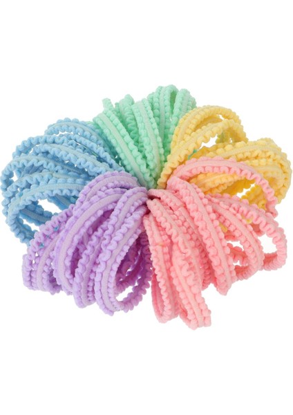 Çiçek Figürü Kutulu Saç Lastiği Seti (40 Adet) modelleri