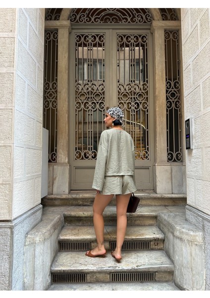 Çilek Keten Şortlu Takım fiyatları