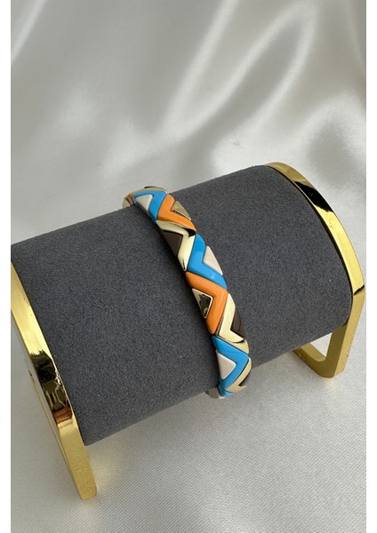 Özel Seri Porselen Kaplama Gold V Detay Lastik Bileklik fırsatları