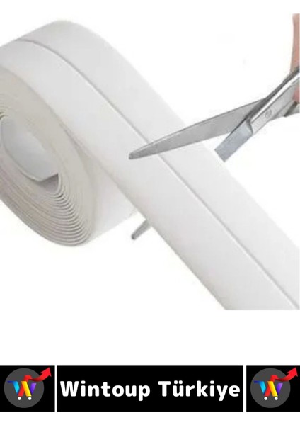 Dayanıklı Lavabo Kenar Küvet Pvc Su Sızdırmaz Yalıtım Yağ Küf Kir Önleyici Izolasyon Bantı 3.2 Metre modelleri