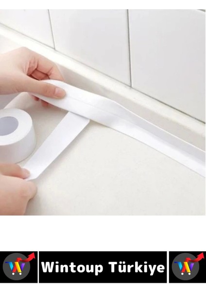 Dayanıklı Lavabo Kenar Küvet Pvc Su Sızdırmaz Yalıtım Yağ Küf Kir Önleyici Izolasyon Bantı 3.2 Metre fırsatları