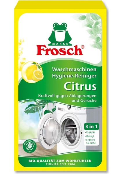 3in1 Çamaşır Makinesi Hijyen Temizleyicisi Citrus 250 G – Kireç Çözücü, Temizleyici ve Koku Giderici
