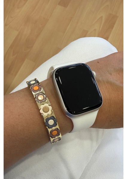 Çiçek Desen Sıralı Özel Seri Lastik Bileklik modelleri