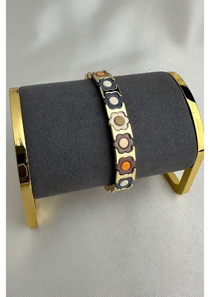 Çiçek Desen Sıralı Özel Seri Lastik Bileklik fırsatları