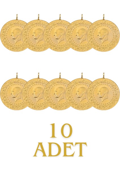 10 Adet Eski Tarihli Tam Altın fiyatları