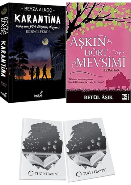 Aşkın Dört Mevsimi: Ilkbahar ve Karantina 5 Beyza Alkoç 2li Set + Hediyeli