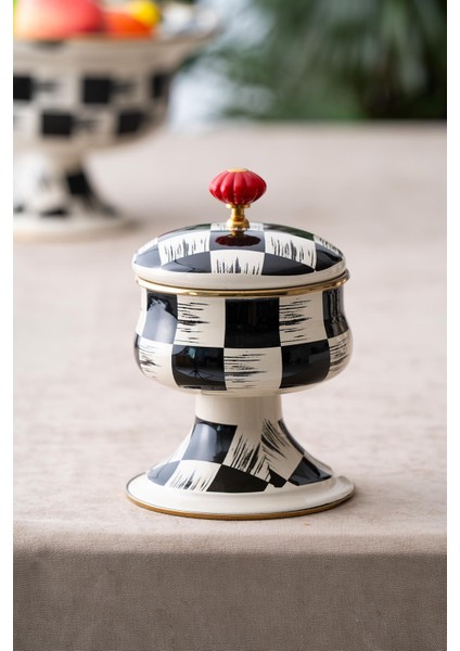 Qualita King Emaye Kapaklı Şekerlik