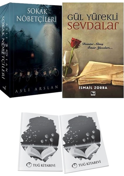 Gül Yürekli Sevdalar ve Sokak Nöbetçileri 2 Aslı Arslan 2li Set + Hediyeli