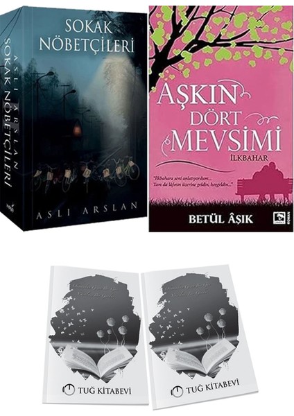 Aşkın Dört Mevsimi: Ilkbahar ve Sokak Nöbetçileri 2 Aslı Arslan 2li Set + Hediyeli