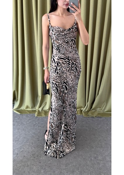 Premium Saten Maxi Elbise fırsatları