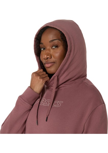 Asics Logo Oth Hoodie Kadın Kırmızı Sweatshirt 2032C845-602 indirimleri