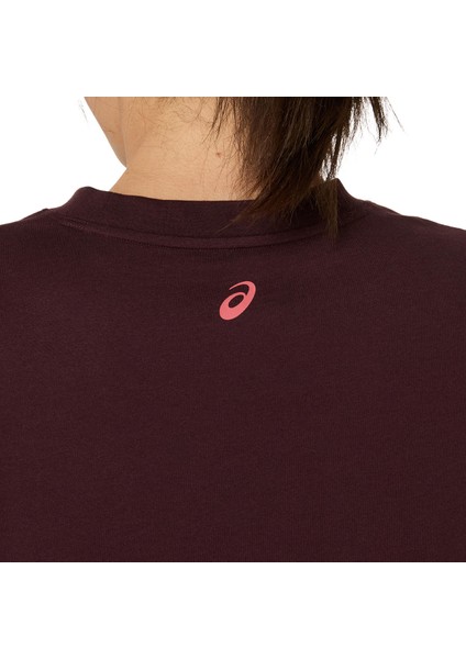 Asics Logo Tee Kadın Kırmızı Kısa Kollu Tshirt 2032C843-602 fırsatları