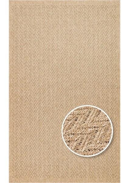 Naturel 05 Jüt Görünümlü Suya Dayanıklı Sisal Halı