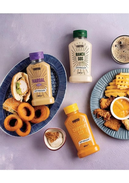 Harras Sos Paketi 3'lü Hardal Chipotle Ranch
