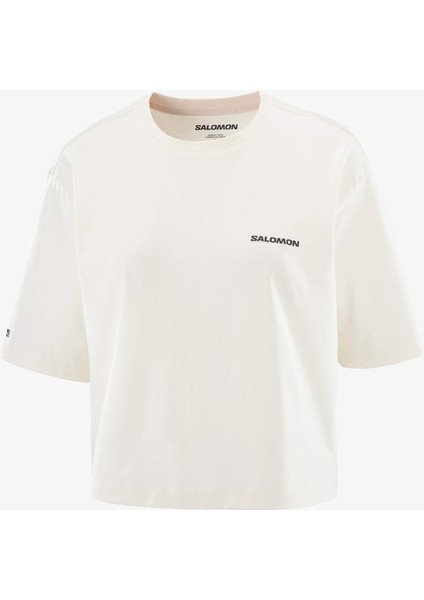 Short Relaxed Kadın Tişört Whisper White LC2680700