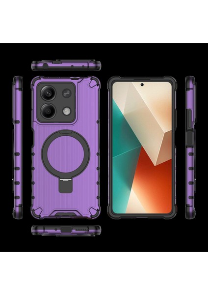 Xiaomi Redmi Note 13 5g Telefon Kılıfı, Manyetik Darbeye Dayanıklı Telefon Kılıfı Kapağı ve Halka Tutucu Xiaomi Redmi Note 13 5g (Yurt Dışından) modelleri