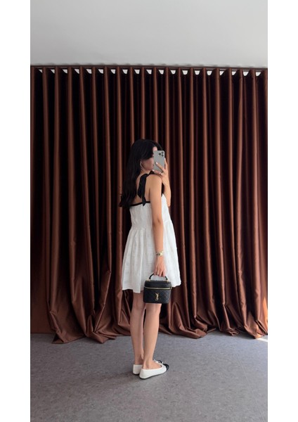 Dokulu Beyaz Elbise fiyatları