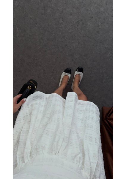 Dokulu Beyaz Elbise fırsatları