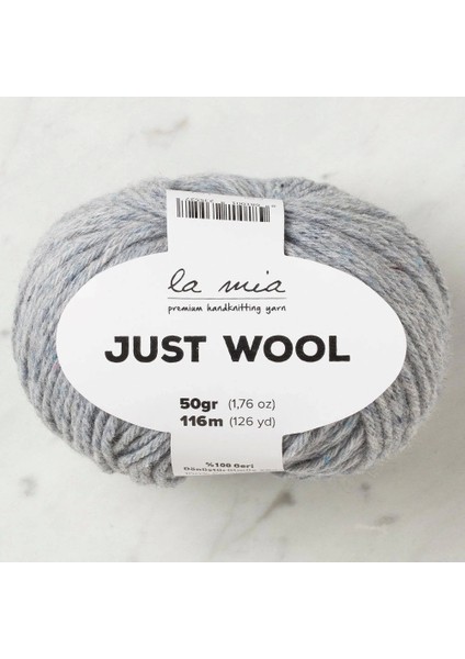 La Mia Just Wool Açık Gri El Örgü Ipi - LT002 - 33842