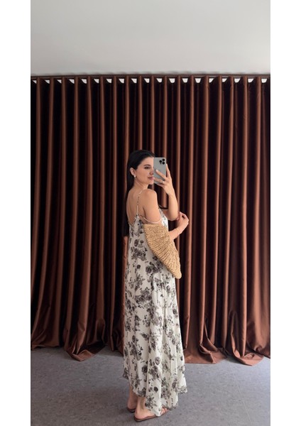 Soğuk Kahve Çiçekli Salaş Elbise fiyatları