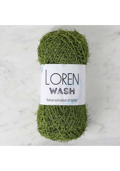Loren Wash Yeşil El Örgü Ipi - R142 - 34032