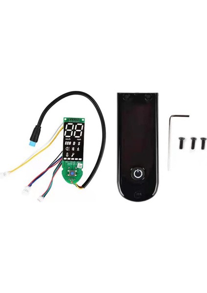 Yedek Scooter Dashboard Devre Segway Ninebot Max G30 Elektrikli Scooter Tamir Parçaları Aksesuarları + Kapak (Yurt Dışından)